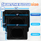 Pohxev Jigsaw Puzzle Mat Roll Up - Portable 53” x 35” for 3000 Pieces, Non-Slip Rubber Bottom, Includes 6 Sorting Trays & Storage Bag,