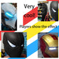 mlnyitus Iron Man Flexible Helmet LED Light Cosplay Kit, RGB, 3" x 1.08", White, PVC, Model: mlnyitus-333