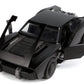 Jada Toys Dc Comics The Batman 1:18 Batmobile With Lights Die-Cast Car & 3.75' Batman Figure, Toys For Kids And Adults ,Black