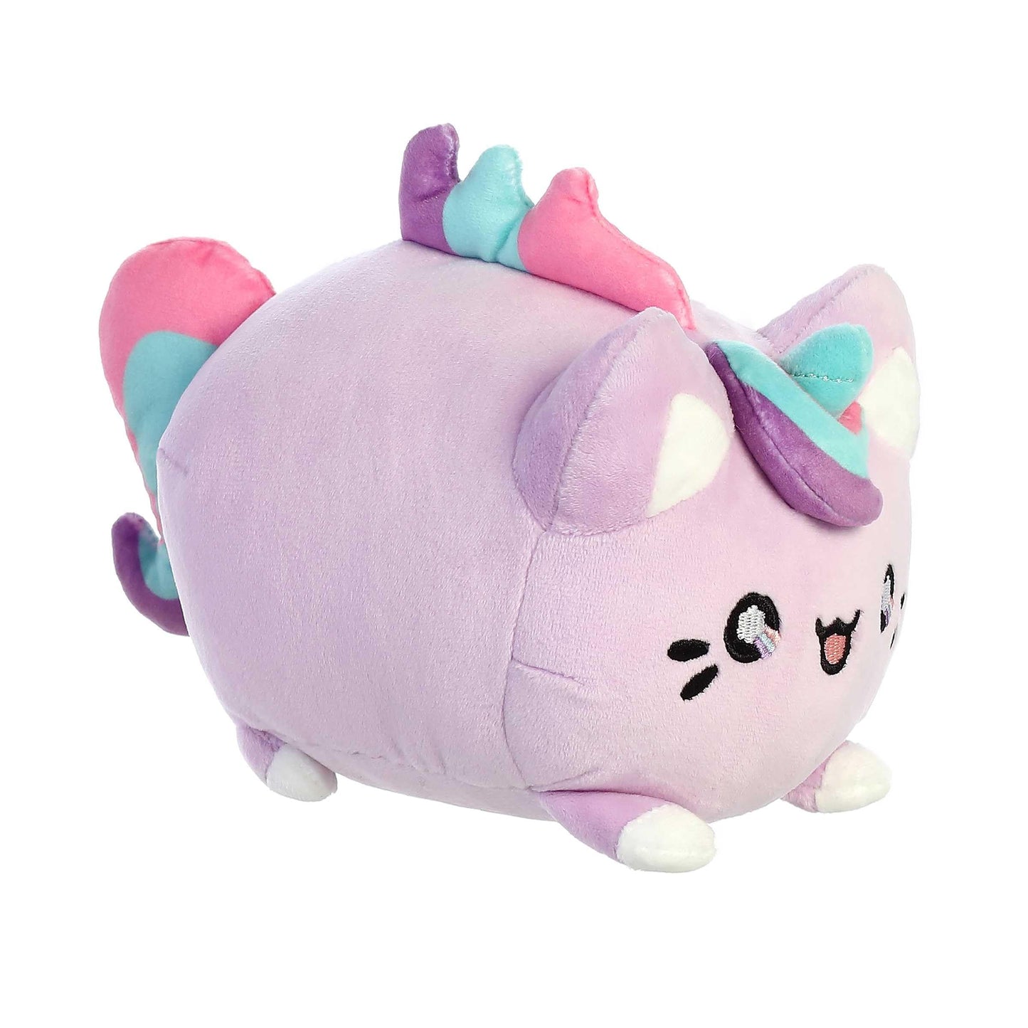 Aurora® Enchanting Tasty Peach® Lavender Dream Meowchi Stuffed Animal - Bright & Colorful Design - Showpiece Plush - Purple 7 Inches