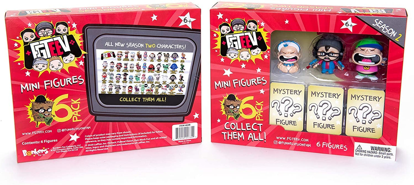 Fgteev 2.5' Figure 6 Pack (Season 2)
