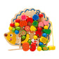 EcomistiqPreschool Montessori Wooden Threading Toys For 2 3 4 Age Children Best Gifts|Toys & Hobbies|Preschool Toys & Pretend Pl