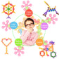 Kashiaote 250 Pieces Building Blocks Kids Stem Toys Educational Building Toys Interlocking Solid Plastic Discs Sets For Preschool Kids Boys And Girls Aged 3+, Safe Material Creativity Kids Toys