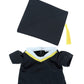 Dollibu Graduation Dress Up Set For Teddy Bear Plush Toy - Graduation Outfit For Stuffed Animals, Cute Set Of Gown & Cap With Ye