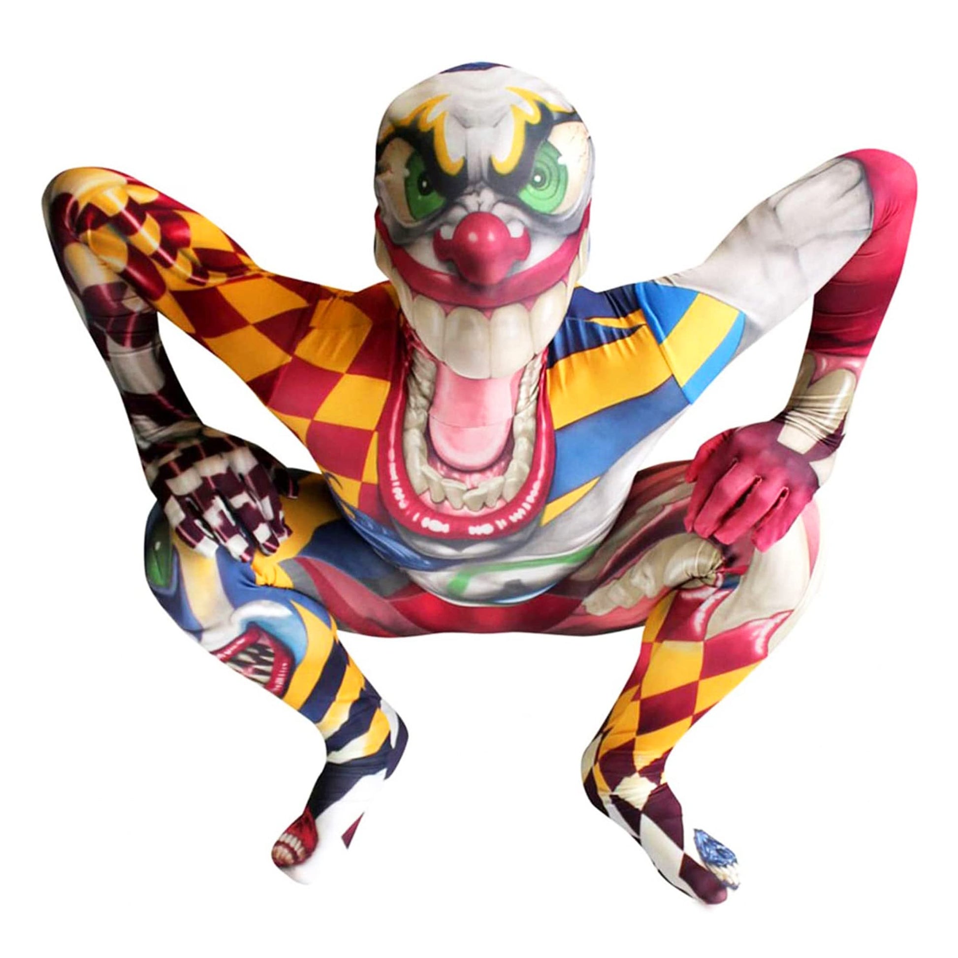 Morphsuits Kids Scary Clown Costume For Boys, Killer Clown Costume For Kids Boys, Scary Clown Halloween Costumes, Boys Scary Clown Costume, Large