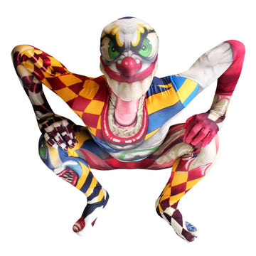 Morphsuits Kids Scary Clown Costume For Boys, Killer Clown Costume For Kids Boys, Scary Clown Halloween Costumes, Boys Scary Clown Costume, Large