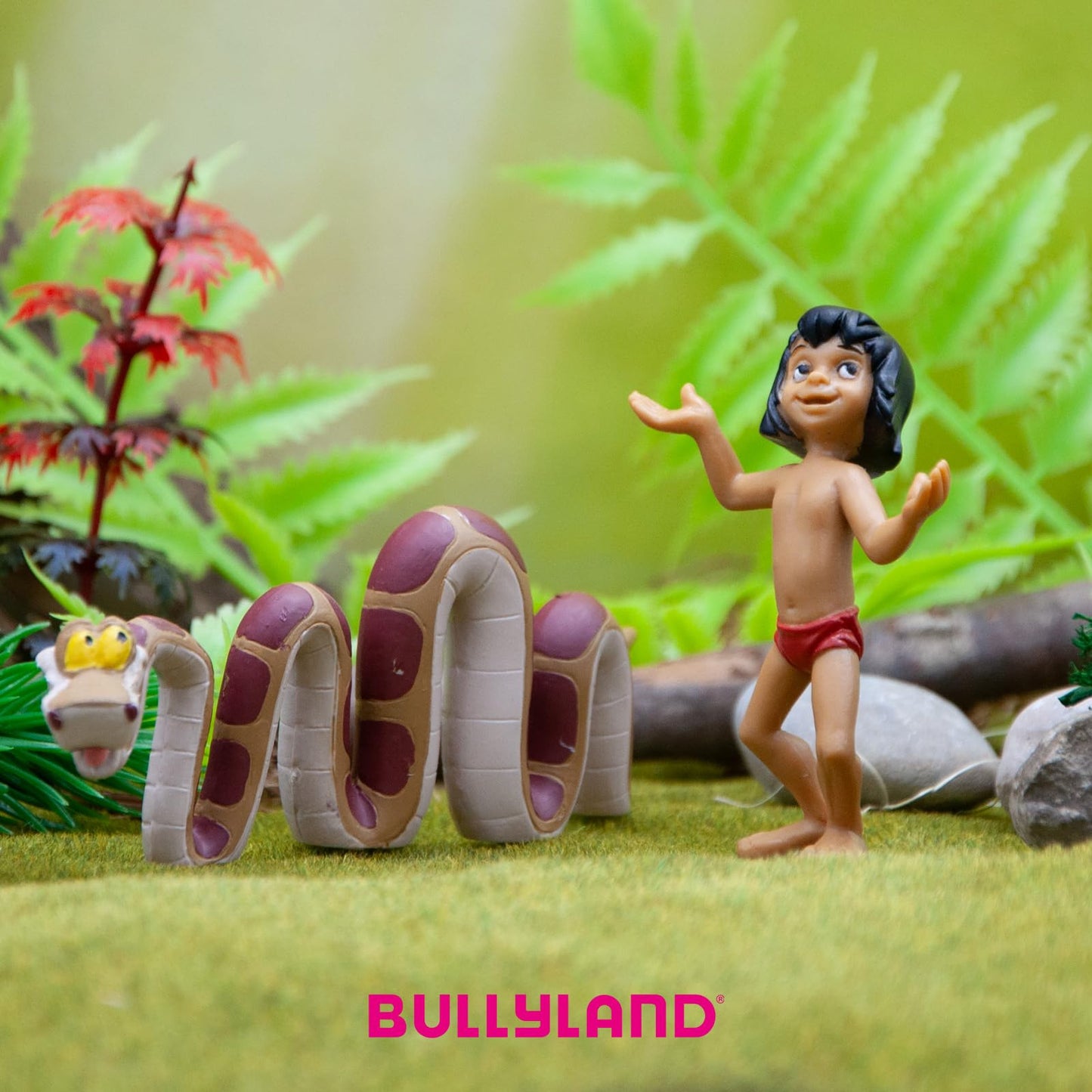 Bullyland Mogli Action Figure - Colorful Plastic Toy, Model 12380