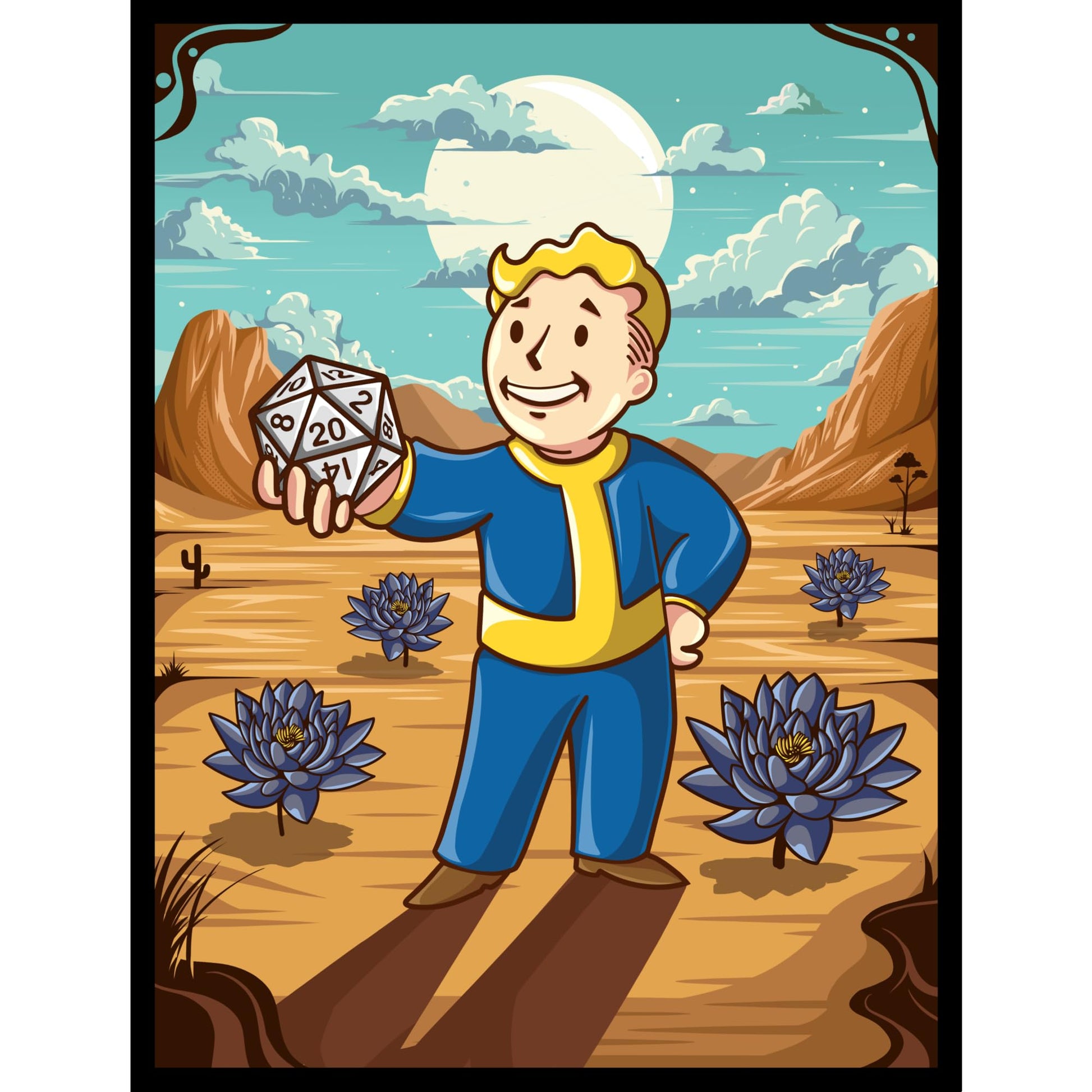 (Vault Boy) - 100ct Matte TCG/MTG Card Art Sleeves by Ai protective covering