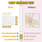 Vusnud 50Pcs Pre-sharpened Graphite Pencil for Bridal Shower & Wedding Games (White, She Said Yes, 4 Inches)