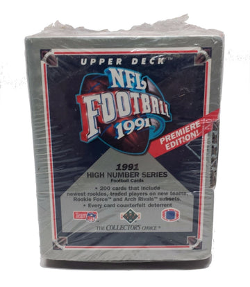 Upper Deck 1991 Nfl Football High Number Series Box