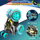 Kids Toys Bat Rc Car For Boys 4-7 - Cool Bat Monster Remote Control Crawler Toy 360 Flip Fast Stunt & 4Wd Light Up Wheel - Fun B