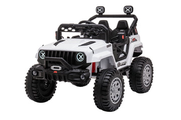 Dakott Kids Ride On Truck With Storage Space, 12V Children'S Electric Car With 2.4G Parental Remote Control, Music, Mp3 Player, Led Lights, Spring Suspension., Black