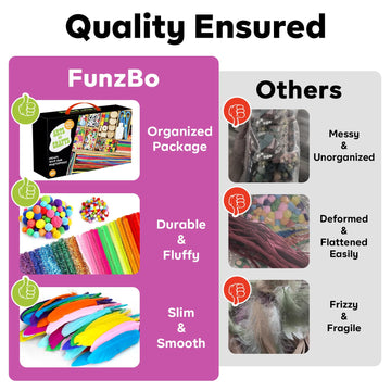 Funzbo Arts And Crafts Supplies For Kids - 4000+Pcs Arts And Crafts Materials For Kids Age 4 5 6 7 8-12 Gifts For Girls And Boys Crafts For Girls Ages 8-12 Arts Activities