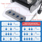 Buaob Rock Tumbler Kit - Turn Rough Rocks Into Beautiful Gems With 7-Day Polishing Timer, Includes 2 Belts, Bag Of Rough Stones,