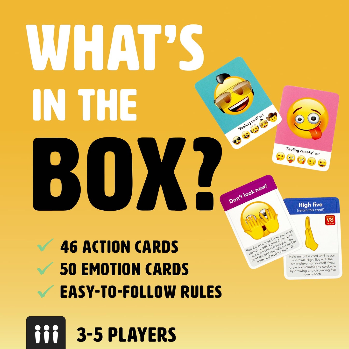 Ginger Fox Official Emoji Card Game For The Family - Collect All The Emoji Cards In This Hilarious Party Game