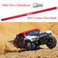 OGUNKE RC Aluminum Alloy Driveshaft Perfect Upgrade for Traxxas 4X4 Center Driveshaft (Red)