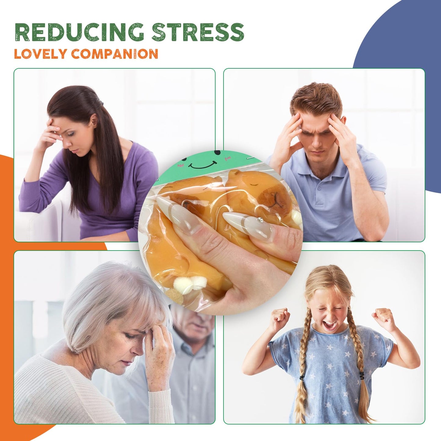 Taba Squishy Toys Valentines Cat Paw Cute Kawaii Squeeze Toys  Sticky Squishy Fidget Toys Silicone Squeeze Toy for Stress Relief Cute Soft Toys Best Valentines Gift for Anniversary (2pcs Capybara)