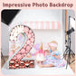 Imprsv 3Ft Mosaic Numbers For Balloons, Marquee Number, Mosaic Number Frame, Number 2 Balloon For Class Of 2023 Decorations, 12T