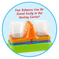 Hand2Mind Colorful Nestable Bucket Balance, Clear Double Bucket Balance Scale For Liquids And Solids, Easy To Assemble Kids Scale, Space Saving Storage Base, Balance Scale For Classroom (Set Of 4)