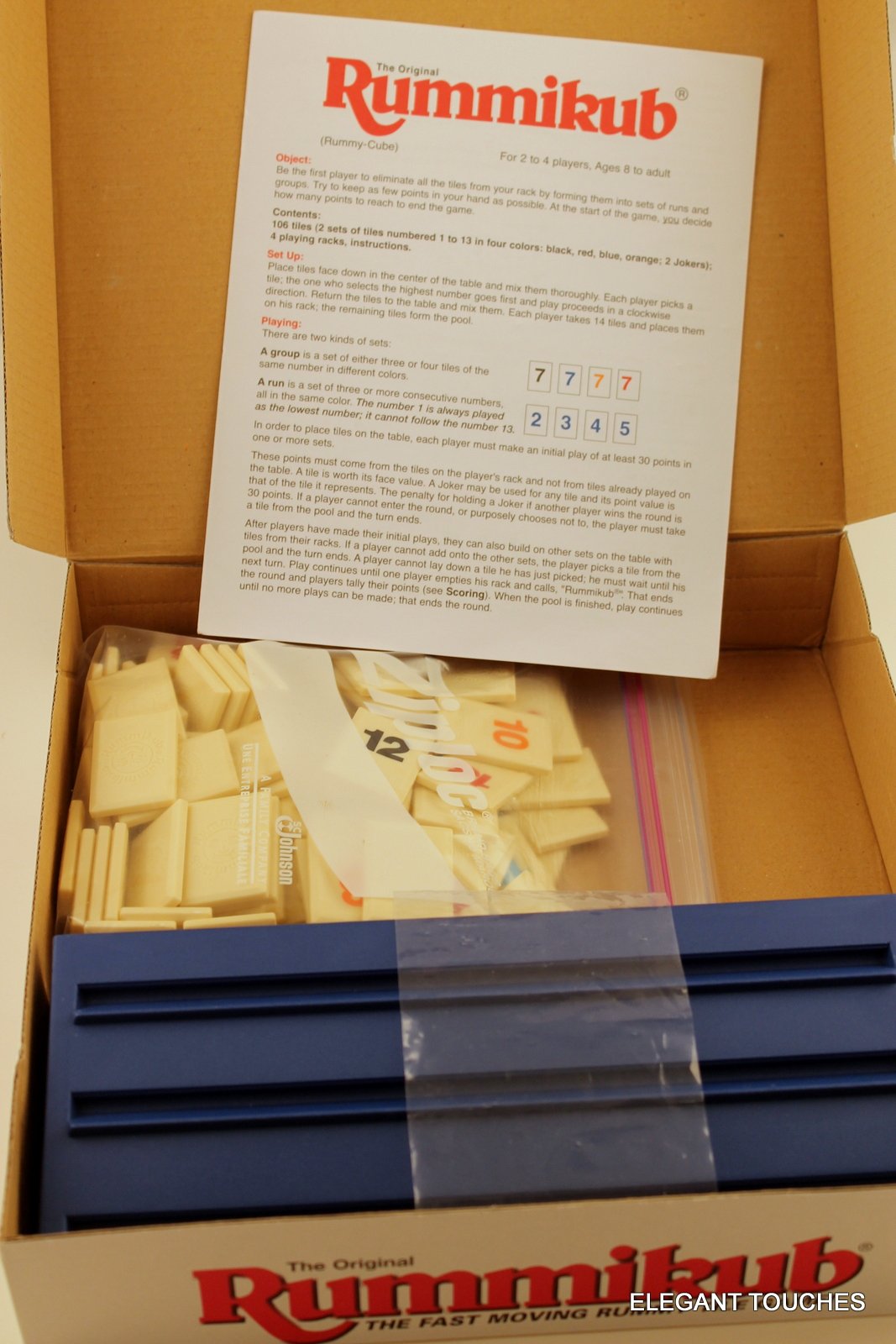 The Original Rummikub - Fast Moving Rummy Tile Game