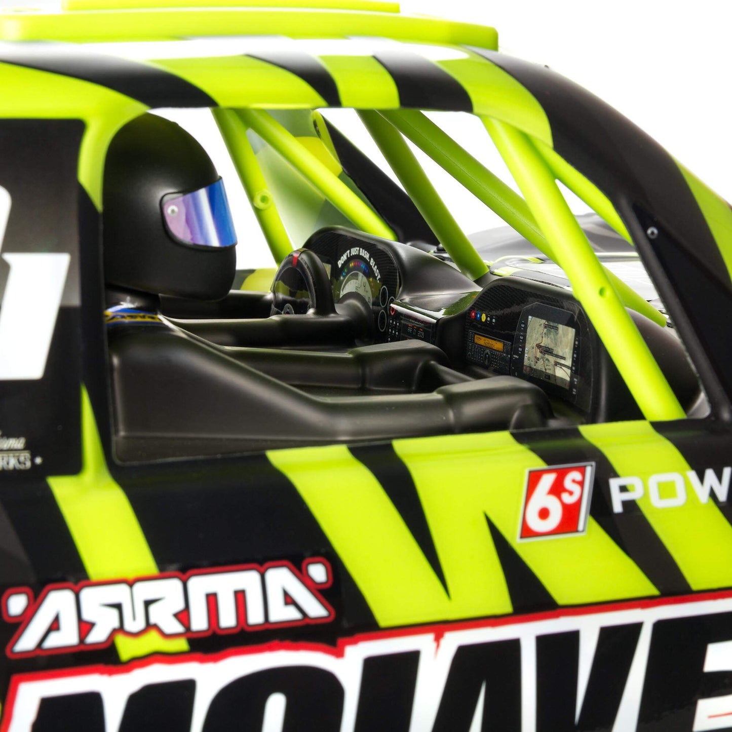 ARRMA RC Truck 1/7 Mojave 6S V2 4WD BLX Desert Truck with Spektrum Firma (Ready-to-Run), Green/Black, ARA7604V2T1