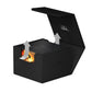 Ultimate Guard Sidewinder 133+, Deck Box For 133 Double-Sleeved Tcg Cards, Black, Magnetic Closure & Microfiber Inner Lining For Secure Storage