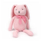 Fluffyfun Organic Baby Toys Pink Bunny Rabbit Stuffed Animal 7.1''