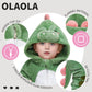 Olaola Baby Animal Costume Onesie, Unisex Toddler Dinosaur Romper, Plush Cosplay Dress Up Infant Outfits Halloween Costume