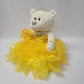 Kinnex Collections Since 1997 20'' Quince Anos Quinceanera Last Doll Teddy Bear With Dress (Centerpiece) ~ Arc16831-11R (Yellow)