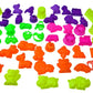 50 Piece Deluxe Sand Molds Set - Safari Animals, Mini Castles and Geometric Shapes (Sand not Included) Any Molding Sand