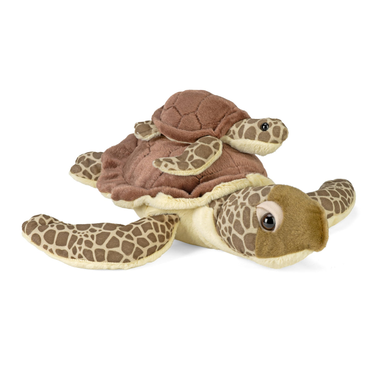 Wild Republic Mom & Baby Green Sea Turtle Stuffed Animal  12