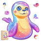 Jiroinlly Wooden Puzzles for mature-themed and Kids  100 Pieces Ocean Puzzle  Unique Shaped Sea Lions Wooden Preschool Puzzle  Toddler Wooden Puzzle Toy Gift for Family and Friends  Suitable for Family Games