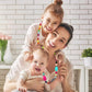 Chew Necklaces For Sensory Kids 2 Pack, Baby Silicone Teething Necklace, Nursing Necklace Breastfeeding Teether Toys, Bpa Free,