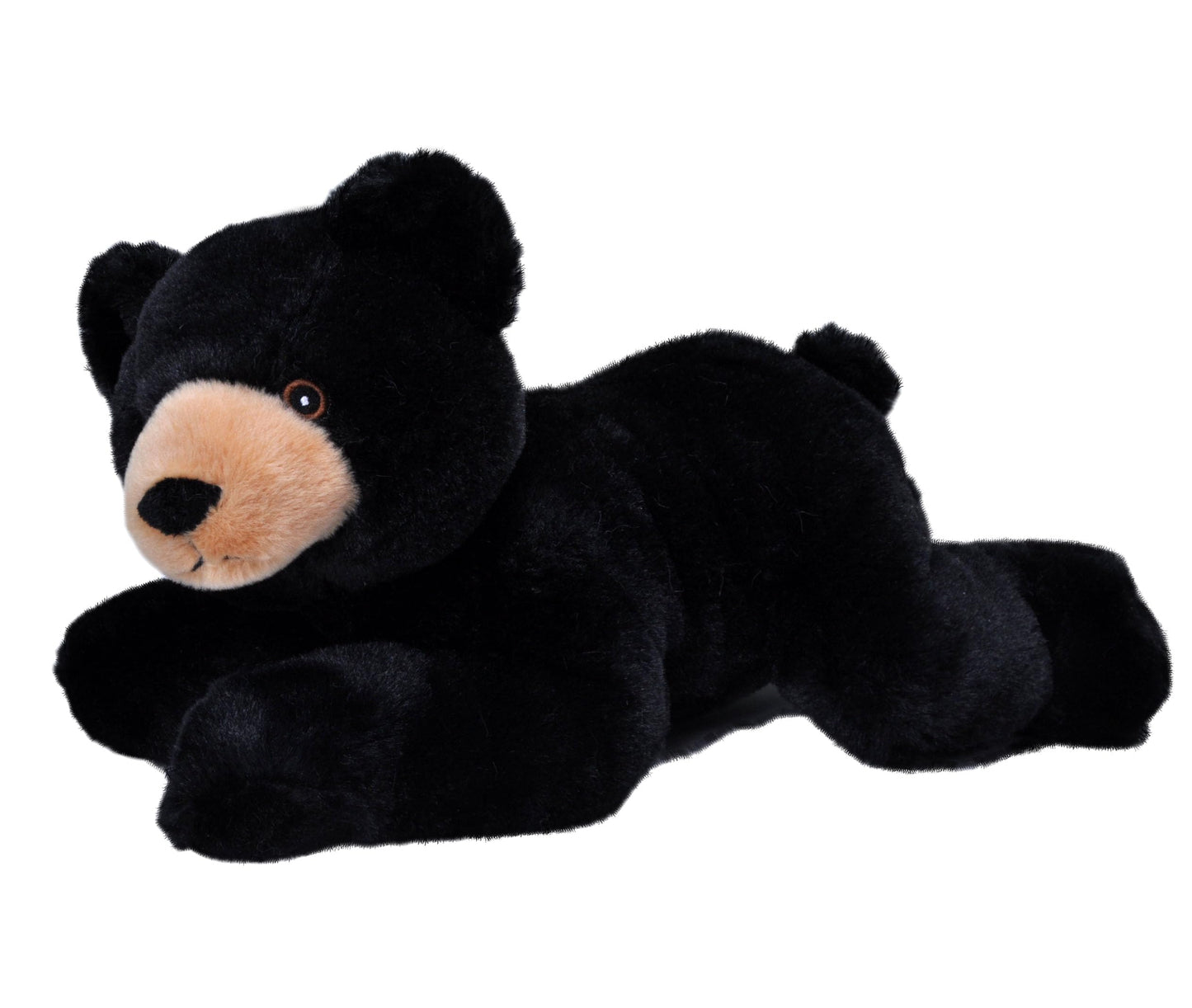 Wild Republic Ecokins Black Bear Stuffed Animal 12 Inch, Eco Friendly Gifts For Kids, Plush Toy, Handcrafted Using 16 Recycled P