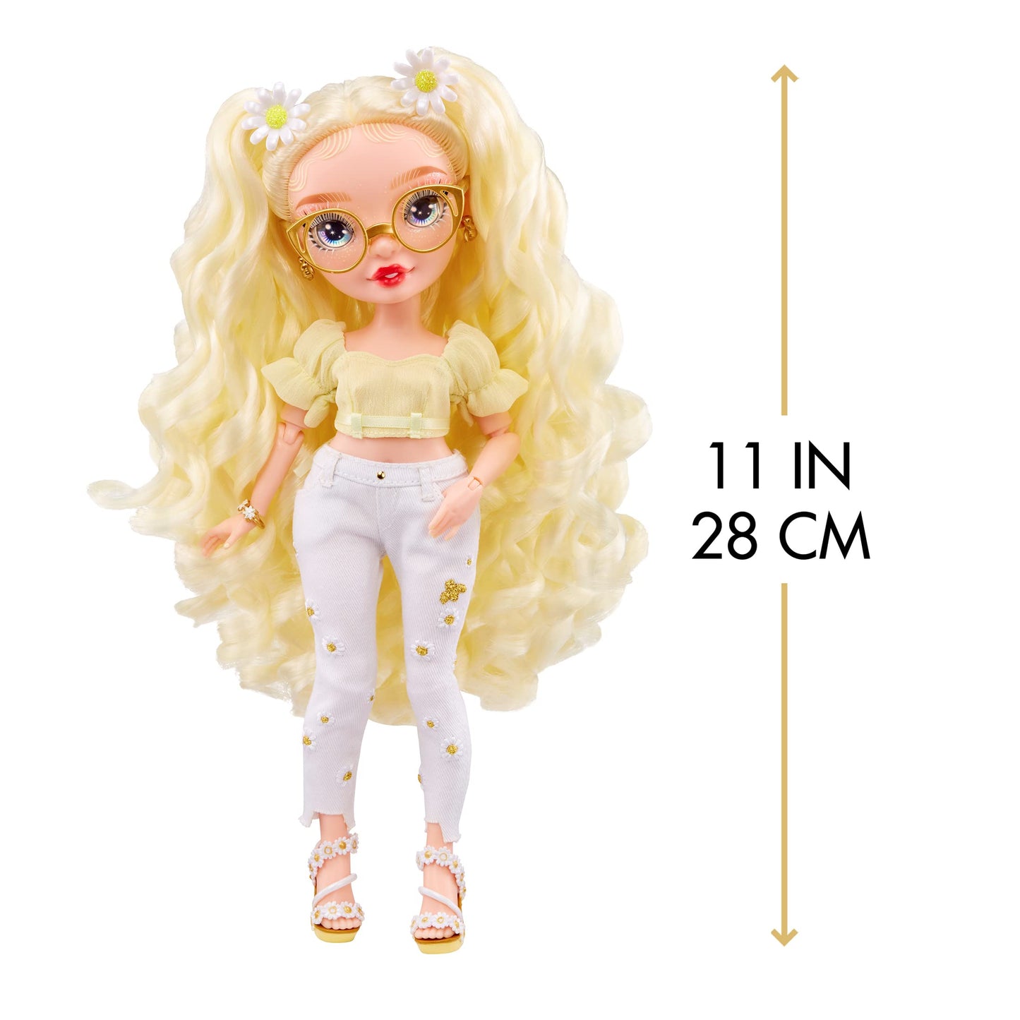 Rainbow High Delilah Doll With Albinism, Glasses & Mix-And-Match Outfits - Great Gift For Kids 6-12