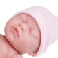 JC Toys 17" La Newborn Vinyl Sleeping Baby Doll - Realistic Pink Gift Set, Model 18300