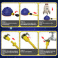 Sprinkler Rocket Launcher Toys For Kids - Outdoor Water Toys Water Splash Rocket, Summer Garden Lawns Water Toys Spray 360-Degre