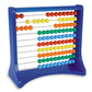 Learning Resources Ten-Row Abacus for Kids, Multi-color Plastic Math Toy, Ages 5+, Model LER1323