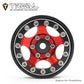 Treal 1.0 Beadlock SCX24 Wheels (4P) Classic 5-Star 1 Micro Beadlock Wheels for Axial 1/24 Deadbolt C10 Betty Gladitor Bronco 27