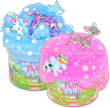 Toysbutty 2 Slime Pack Clear Crystal Slime & Cloud Slime Kit For Girls Boys, Create With Kids Fairy Tales Theme, Premade Slime M