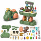 ToyKlepy Kids Kitchen Play Set 88 PCS with Steam, Lights & Sound, 93cm