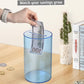 Clear Acrylic Piggy Bank For Adults Kids, Clear Money Saving Jar Must Break To Open, Unopenable Piggy Bank For Cash Coins (Blue,