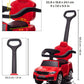 Voltz Toys Push Car For Kids, Licensed M5 4-In-1 Push Pedal Ride On Car For Baby, Foot To Floor Sliding Ride-On With Push Bar, L