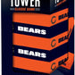 MasterPieces Game Day - NFL Chicago Bears - Officially Licensed Tumble Tower, Real Wood Blocks