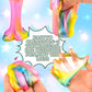 102 Pack Bulk Galaxy Slime Kit, Party Favors For Kids Slime Cup Bulk Diy Stress Relief Putty Toy Stretchy & Non-Sticky Christmas