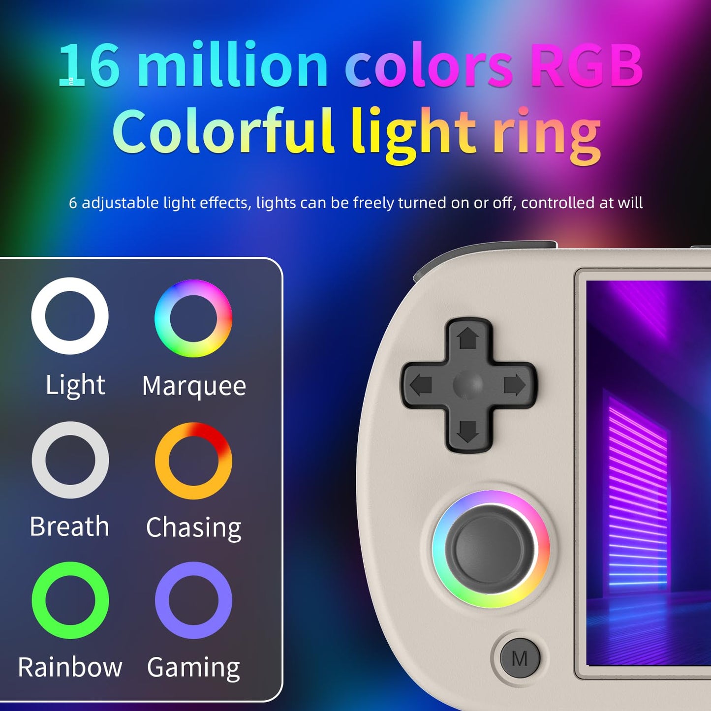Rg40Xx H Retro Handheld Game Consoles Rg40Xxh Retro Gaming Console With 64 Tf Card Portable Gaming Console Linux 64-Bit System 4