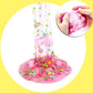6 Pack Jelly Cube Crunchy Slime Kit, With Yellow, Pink, Purple, Green & Blue Clear Crunchy Slime, Super Soft Sludge Toy With Cut