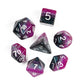 Hddais 7Pcs Asexual-Pride Polyhedral Dnd Dice Set, Homosexual Flag D&D Dice For Rpg And Other Table Games