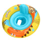 Swimbobo Inflatable Baby Swimming Float with Safe Seat and Canopy for Age 6-36 Months Toddler (Yellow Dinosaur)