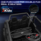 24V 2 Seater Ride on Toys, ANRLI 4X4 Ride on Car Truck w/Remote Control, 4WD/2WD Switchable Kids UTV, 18'' Spacious Seat, 4 Shoc